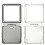 For Anbernic RG Rotate Game Console Protective Cover Transparent TPU Shock Resistant Case Clear Shell 2pcs 1