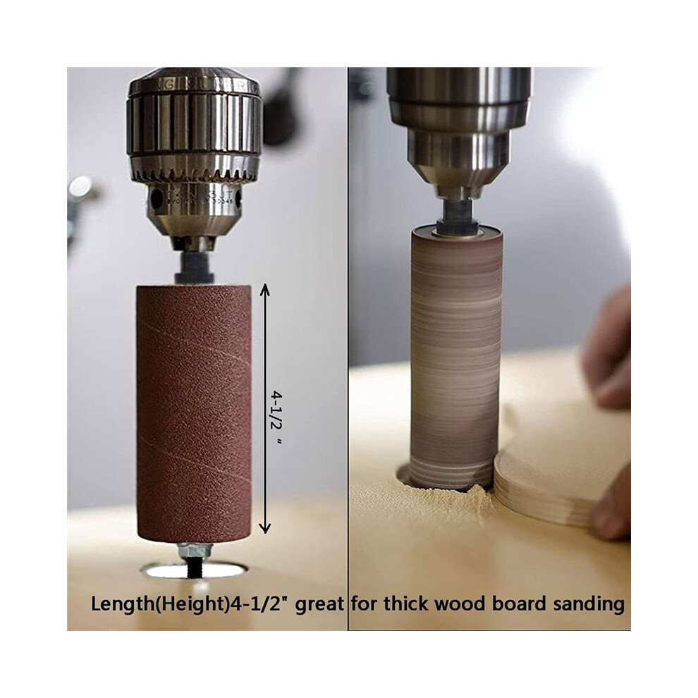 Spindle Sander Drum Sander Set Hand-Held Rubber Sanding Drum Held Rubber Sanding Drum For Metal Wood Glass Stone 6031791433382
