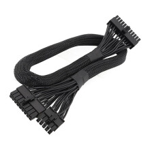 18 Pin+10 Pin to ATX 24 Pin Motherboard PSU Power Sleeved Cable for HX750i / 850i / 1000i/HX1200i Weaving Cables