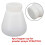 4PCS Bottles Hopper Cups,PC02/PC03 Electrostatic Sprayers Hopper Cups,Powder Coating Cups for Powder Paint Coating 4