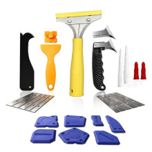 25 PCS Caulking Tool Kit with Caulk Remover, Grout Scraper & Sealant Finishing Tool for Bathroom Kitchen Tile