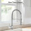 Kitchen Faucet with Pull Down Sprayers Single Handle Single Hole Rv Kitchen Faucet for Farmhouse Bar Laundry Sink 6