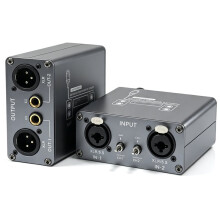 Amplificatore di Estensione Audio XLR/6.5mm A 2 Canali, Estensore di Segnale Audio Bilanciato su Cavo Ethernet, Spina EU