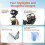Lens Filter Kit for  Osmo Pocket 4P Adjustable CPL+ND8+ND16+ND32+ND64+1/4 Black Soft Filter Camera Natural Filter 8
