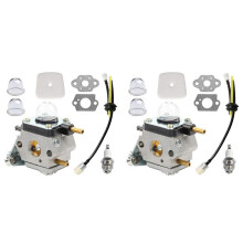 2X Carburetor for Zama C1U-K54A with Air Filter Repower Kit for Mantis 7222 7234 7240 7920 7924 7222E 7222M 7225 7230