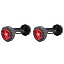 2X Auxiliary Wheel of Lawn Mower Accessories Detachable Universal Lawn Mower Wheel Can Improve Work Efficiency