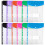 36Pack Plastic Envelopes, Binder Pockets for 3/4/11 Ring Binder,Expandable Document Organizer with Snap Button and Label 2
