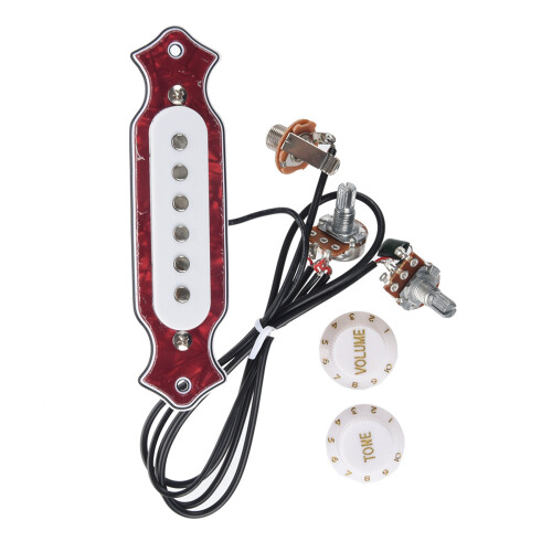 2X Single Spule Magnetische Akustischen Gitarre Abholung 2