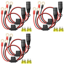 6er-Pack GC002 X-Connect für -Batterieladegerät-Zubehör, M6 XL-Ösenanschluss, Erhaltungsladekabel für Intelligente Batterien