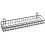 5X Hanging Basket for Wire Wall Grid Panel, Multi-Function Wall Storage and Display Basket, 40X10X5CM, Black Painted 1