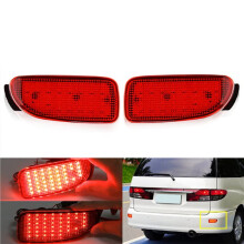 4X Car Rear Bumper LED Tail Brake Light Reflector Light Red Lens for Previa Estima 30 Series Car Accessories