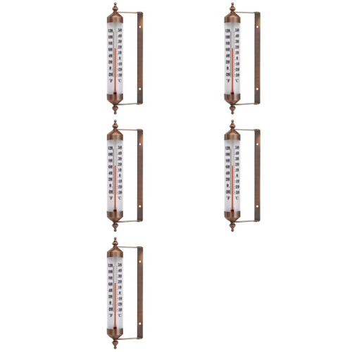 5pcs 10 Polegadas Novo Termômetro Interno/Externo de Aço Premium Decorativo Sem Fio