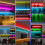 5X RF Touch Panel RGB LED Controller Kit, RGB LED Strip Lights Controller with RF Wireless Remote, for 5V 12V 24V 4-PIN 6