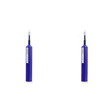 2X Glasvezelreinigingspen LC/MU-Eindvlakreiniger Reinigingsgereedschap Reinigingsadapter voor Optische Modules Flenskoppeling