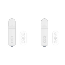 2X Tuya ZigBee Electric Curtain Motor Chain Roller Blinds Pull Bead Curtain Control for Alexa Yandex EU Plug