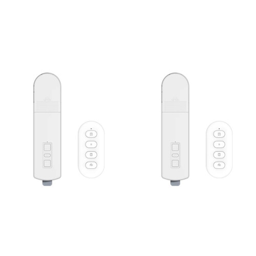 2X Tuya ZigBee  Electric Curtain Motor Chain Roller Blinds Pull Bead Curtain Control for Alexa Yandex EU Plug