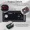 4X Fan Temperature Controller, 12V PWM 4-Wire Fan Speed Controller Module with Temperature Probe for 3A Fan PC 8