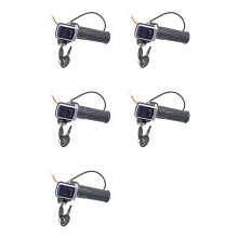5X 36V Elektrische Scooter Gashendel met Sleutelslot Stroomindicator voor Elektrische Fietsen en Motorfietsen