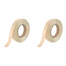 2X Birkenkantenband, 3/4 Zoll X 50 Fuß Holzfurnierrolle Vorgeklebt, Flexibles Kantenband für Heimwerker- und Professionelle Projekte