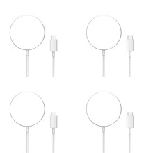 4X 15W Magnetic Wireless Charger for 12 13 14Promax 15Pro XR Xsmax Type-C Fast Wireless Charger