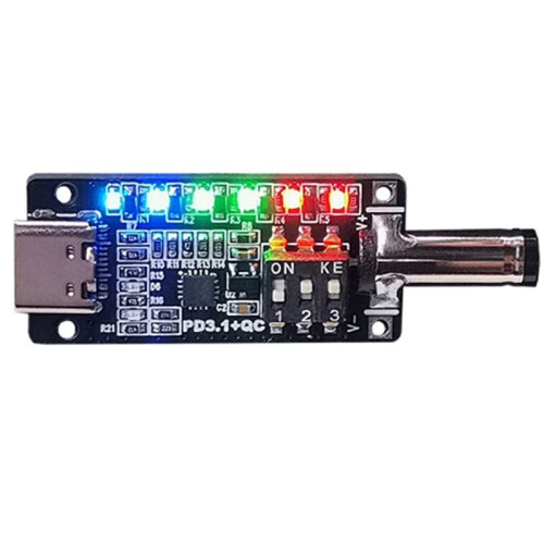 3X PD3.1 Fast Charging Protocol Trigger Type C Female Socket 20V28V5A Automatic Deception Power Aging Board 1