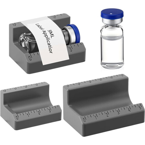 4 Pcs Vial Label Applicator 3ml and 10ml Bottle Labeling Application Tool for Small Essential Oils Containers Bottles A 1