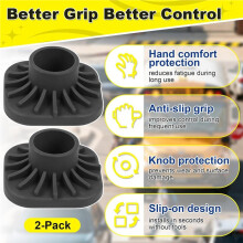 801526 Luftbremsknopf Abdeckung für Handbremse, 2 Stück Griffersatz für MV-3, R12, PP- Ventiltyp Knopf 298818N