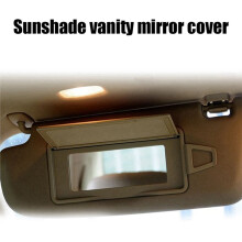 1 Pair Car Sun Visor Sunroof Mirror Cover 2208100110 2208100210 for - S-Class W220 1998-2005 Beige