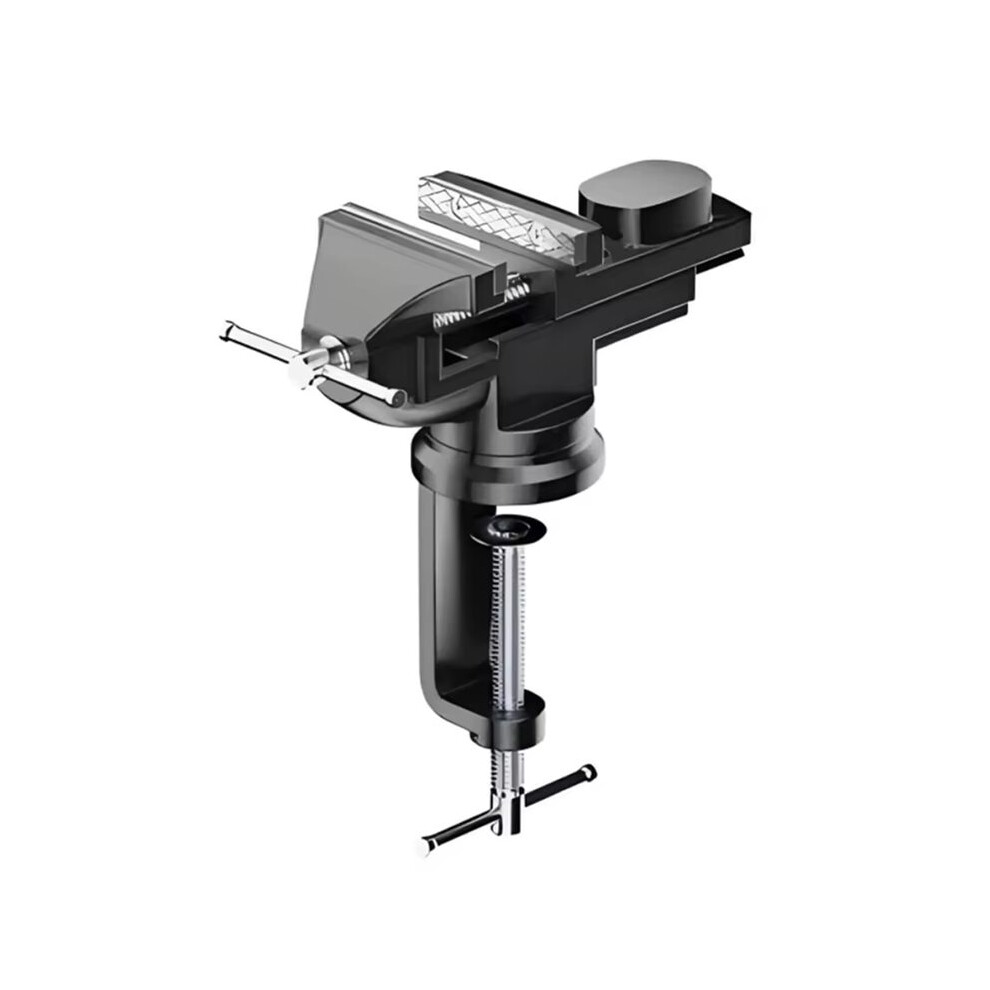 60Mm Jaw Width 360 Rotating Bench Vise Universal Work Clamp- Table Vice For Jewelers And Hobbyists 4713905016941