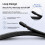 Air Nylon Watch Strap Breathable Braided Loop Bracelet Adjustable Replacement Wristband Accessory for  Black 3