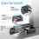 Window Locks,Sliding Window Locks with Key,Easv to Install,Adjustable Security Window Lock for Patio Bedroom Home, 8PCS 7