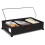 Under Bed Storage with Wheels Rolling Underbed Organizer with Clear Lid & Dividers 1