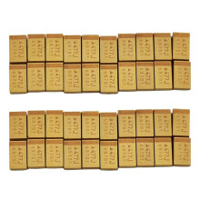 100Pcs 470uF 6.3V SMD Solid Patch, Professional 7343 D-Case High Capacity Polarized PCB Board Device Kit