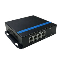 4-Weg Telefoon Optische Transceiver FC Interface PCM Converter Ethernet voor Media Converter voor Communicatie Operaties