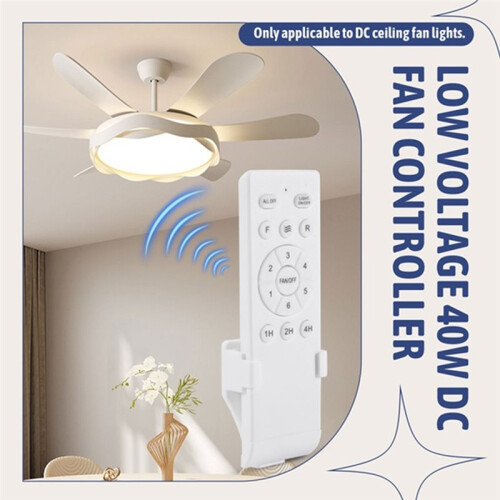 Universal Ceiling Fan Remote Control Kit DC24V 30W with 7508 Motor 6-Speed Timing Function Replacement Remote 2
