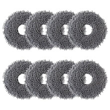 8 St Moppar Pads Ersättning Passar för QV 35A/Saros 10R/Q Revo/Qrevo S/Qrevo Pro Robotdammsugare