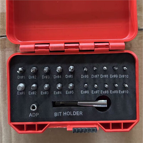 Damaged Screws Extractor Set Remover Drill Bits for Broken Stripped Screws Bolts with Socket Adapter Extension Holder 1