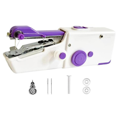 Handheld Sewing Machine for Beginners,  Sewing Machine for Quick Stitching with Sewing Kits Suitable for Home,Travel