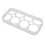 2pcs 8 Grids Refrigerator Egg Tray, Transparent Egg Holder for Kitchen Cabinet 3