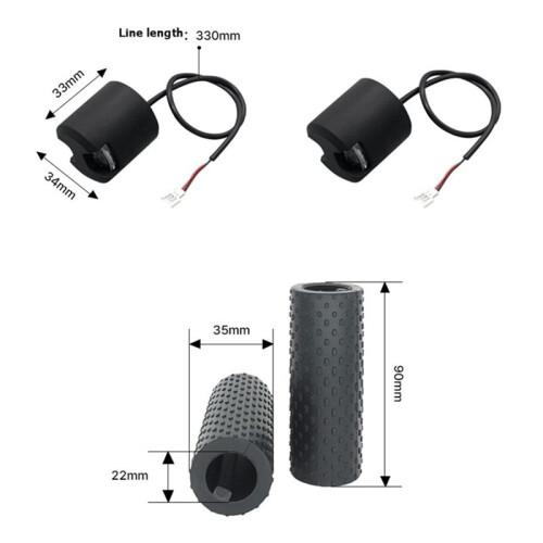 22mm Handlebar Turn Signal  Kit for  M365 Pro E-Scooter E-Bike Snowmobile Left Right Indicator Controller 2