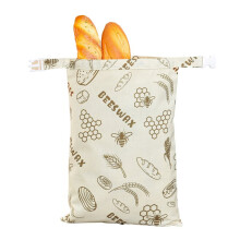 2pcs Sourdough Bread Bags Reusable Beeswax Bread Bags Large Homemade Bread Storage Bags Food Grade Cotton Beeswax Bags