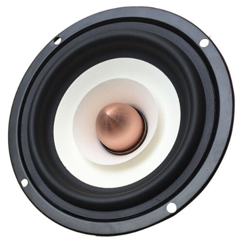 4'' Home Audio DIY Full-Range Speaker Driver Unit Rubber Suspension Shielded 8ohm 15W Home Passive Speaker Accessories