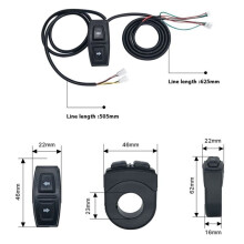 22mm Handlebar Turn Signal Kit Compatible with M365 Pro E-Scooter E-Bike Snowmobile Left Right Indicator Controller