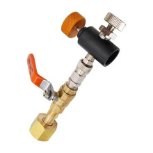 Soda CO2 Cylinder Tank Refill Adapter for , Soda Stream Filling Station with  Valve, W21.8-14 or CGA320 B