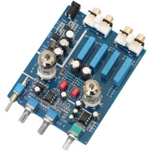 Wzmacniacz Lampowy 6J1 HiFi Audiophile Preamp z Kontrolą Tonu, Treble, Niskie Nuty, DC12V Wzmocnienie Wzmacniacz Audio