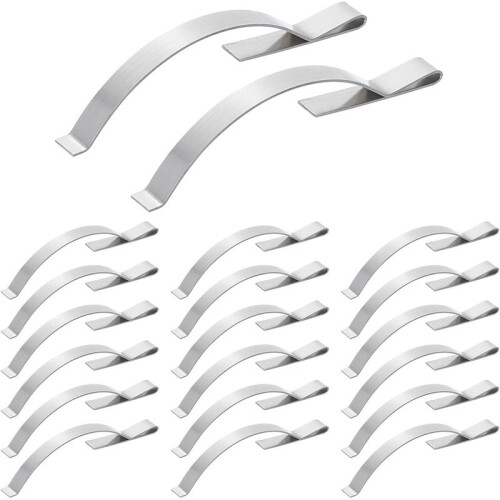 50Pcs Window Screen Tension Spring, Corner Mount Flat Window Spring Clips