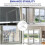 40 Pack Window Screen Clips,Window Screen Retainer Clips with Screws, Window Screen Holder Clips for Securing Window 6