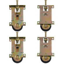 4pcs Sliding Mirror Closet Door Rollers for Smooth Operation Contractors Part W8020C 1.57" Sliding Mirror