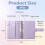 6-Pack A6 PU Leather Binder Notebook, PU Personal Organizer Journal with 120 Sheet Capacity, Magnetic Closure 7