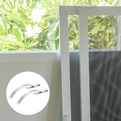 50Pcs Window Screen Tension Spring, Corner Mount Flat Window Spring Clips 1